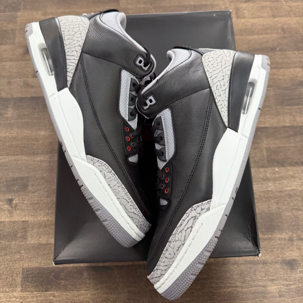 Jordan 3 Retro OG Black Cement (2024) Size 13 (Pre-Owned) - Image 1