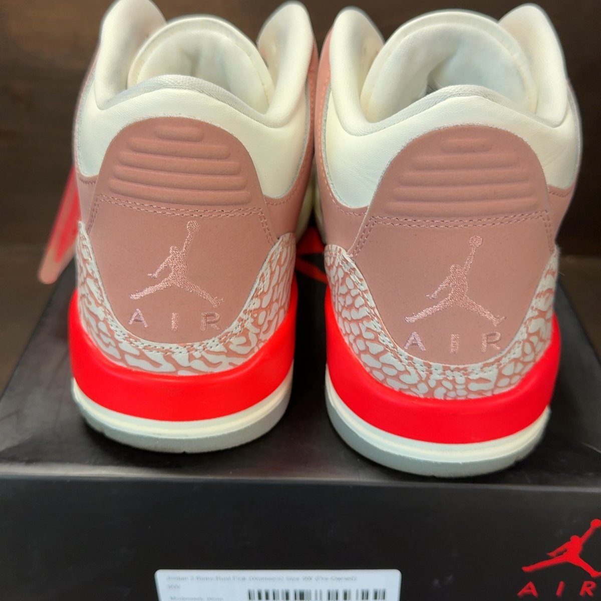 Jordan 3 Retro Rust Pink (Women's) Size 9W (Pre-Owned) - aux