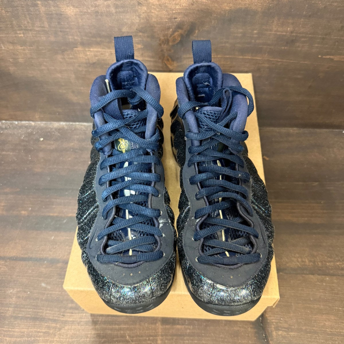 Nike Air Foamposite One Obsidian Glitter (Women's) Size 8.5W (Pre-Owned) - Image 2