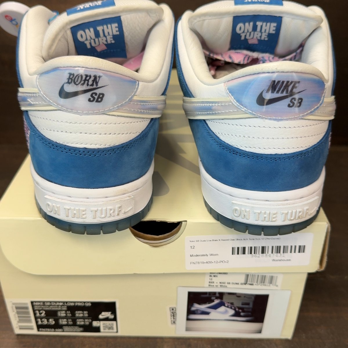Nike SB Dunk Low Born X Raised One Block At A Time Size 12 (Pre-Owned) - aux