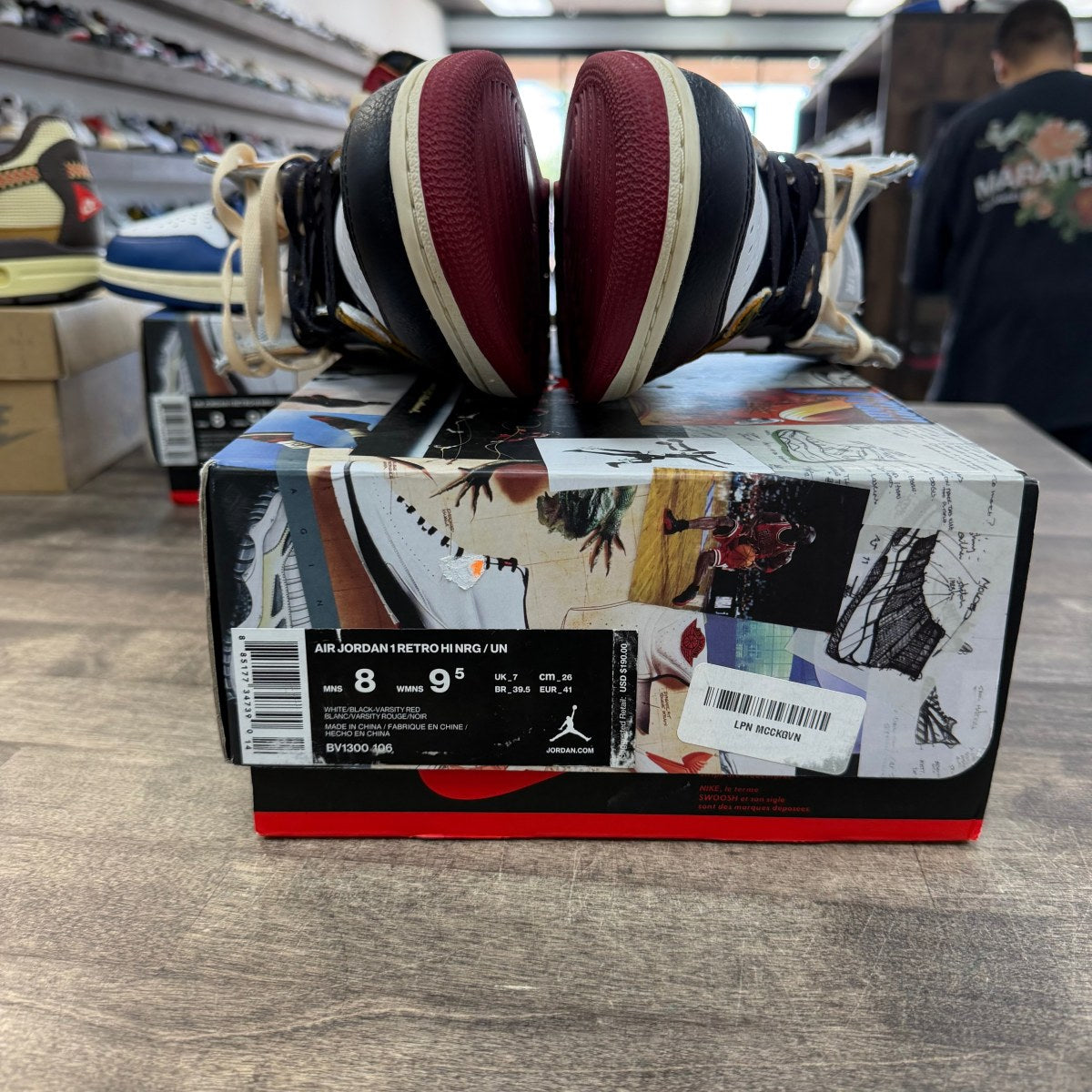 Jordan 1 Retro High Union Los Angeles Black Toe - Image 6