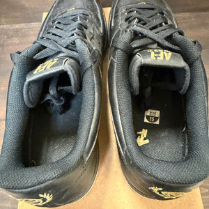 Nike Air Force 1 Low Crest Logo Black Size 15 (Pre-Owned) - Image 5