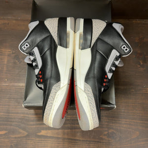 Jordan 3 Retro OG Black Cement (2024) Size 12 (Pre-Owned) - aux