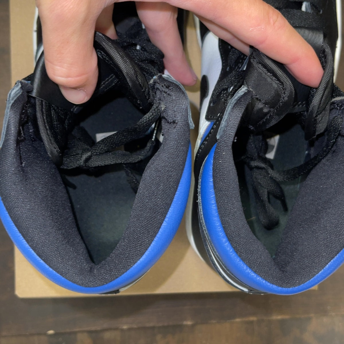 Jordan 1 Retro High Royal Toe Size 9.5 (Pre-Owned) - Image 6