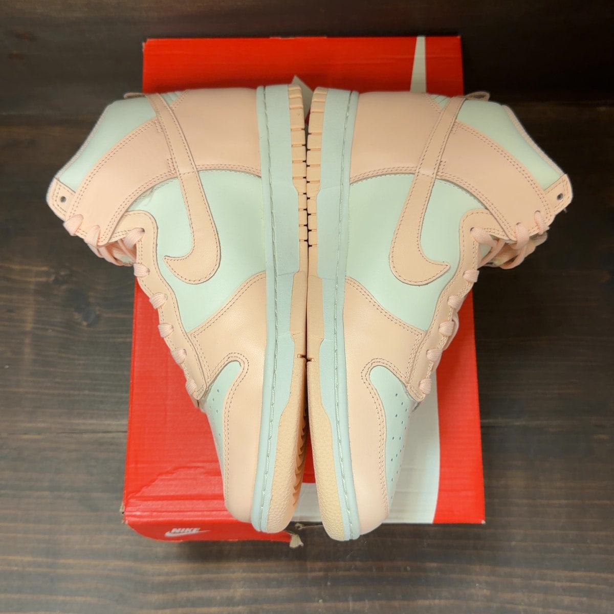 Nike Dunk High Sail Crimson Tint (Women's) Size 8.5W - Image 4