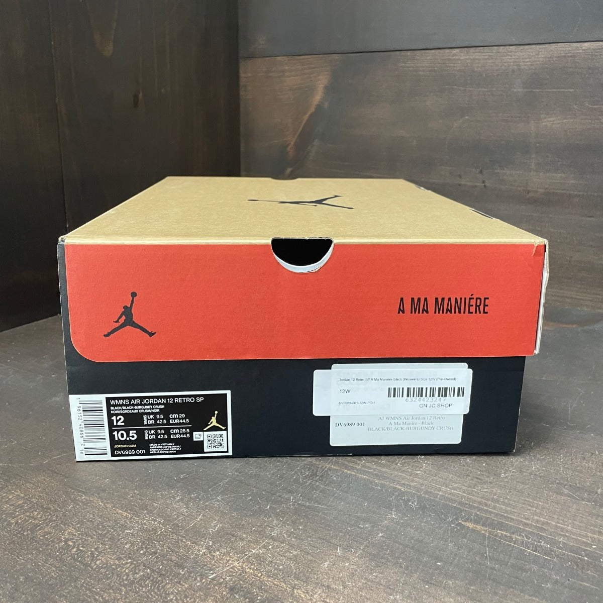 Jordan 12 Retro SP A Ma Maniére Black (Women's) - Image 6