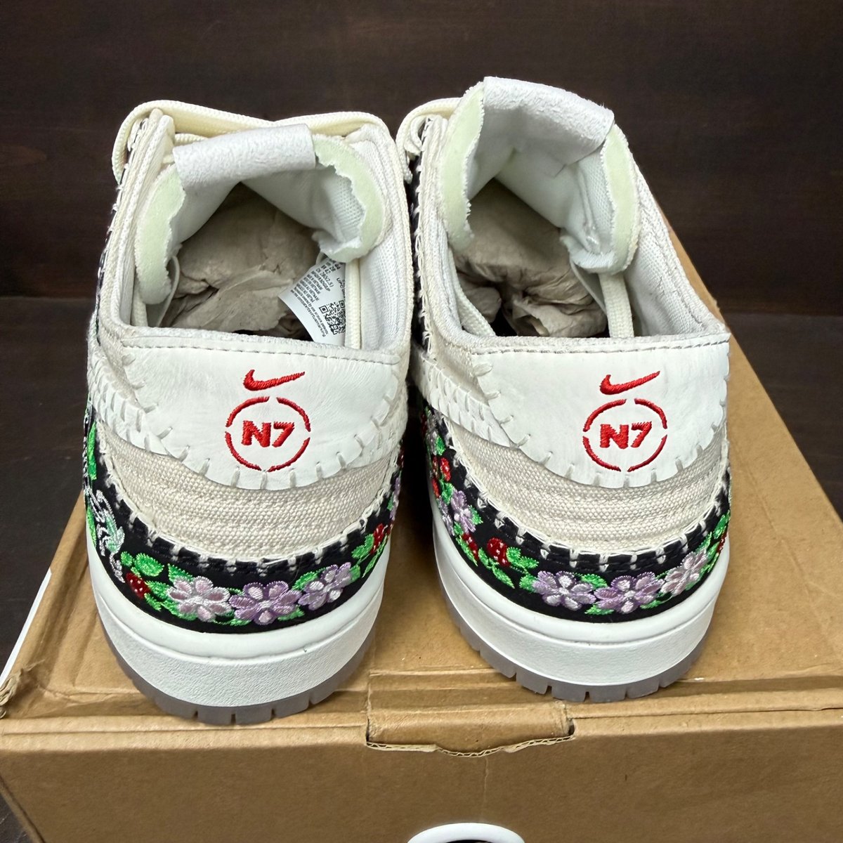 Nike SB Dunk Low Decon N7 Black Sail Size 10 (Pre-Owned) - sole