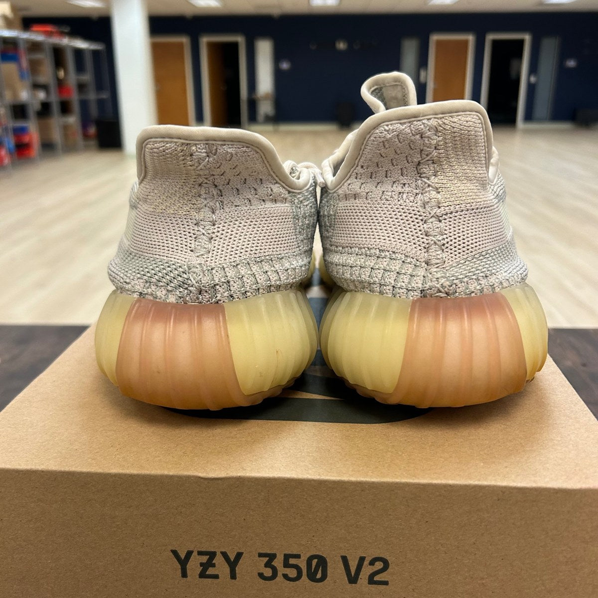 adidas Yeezy Boost 350 V2 Citrin (Non-Reflective) Size 12 (Pre-Owned) - Image 4