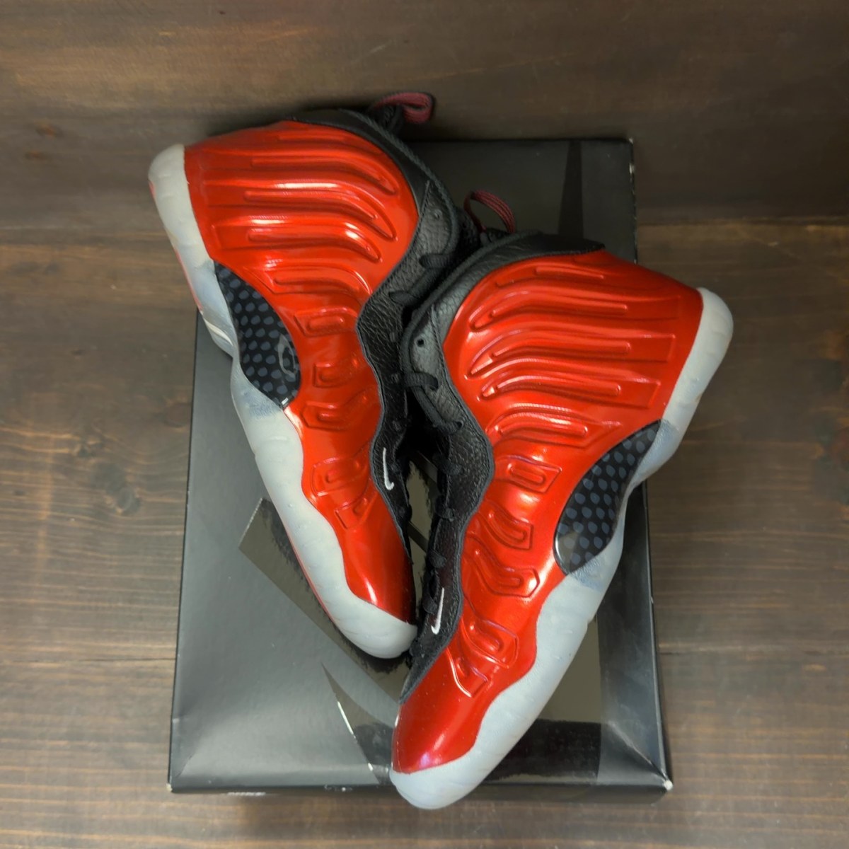 Nike Little Posite One Metallic Red (2023) (GS) - Image 2