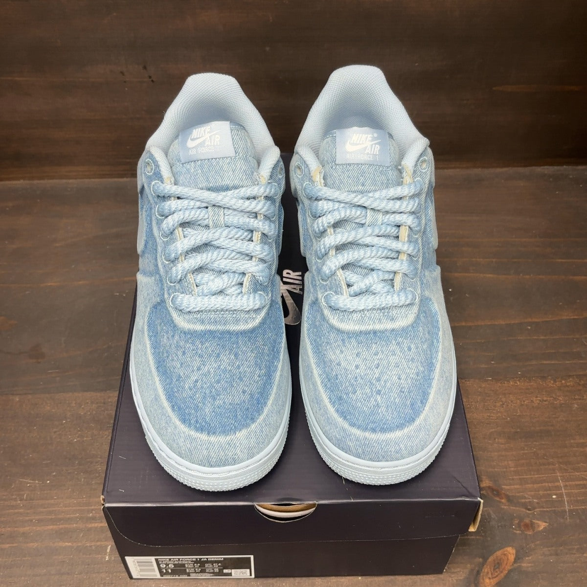 Nike Air Force 1 Low Ja Morant Denim Light Armory Blue - Image 3
