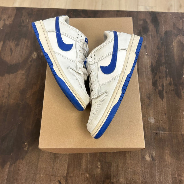 Nike Dunk Low Summit White Hyper Royal (GS) Size 5Y (Pre-Owned) - Image 1