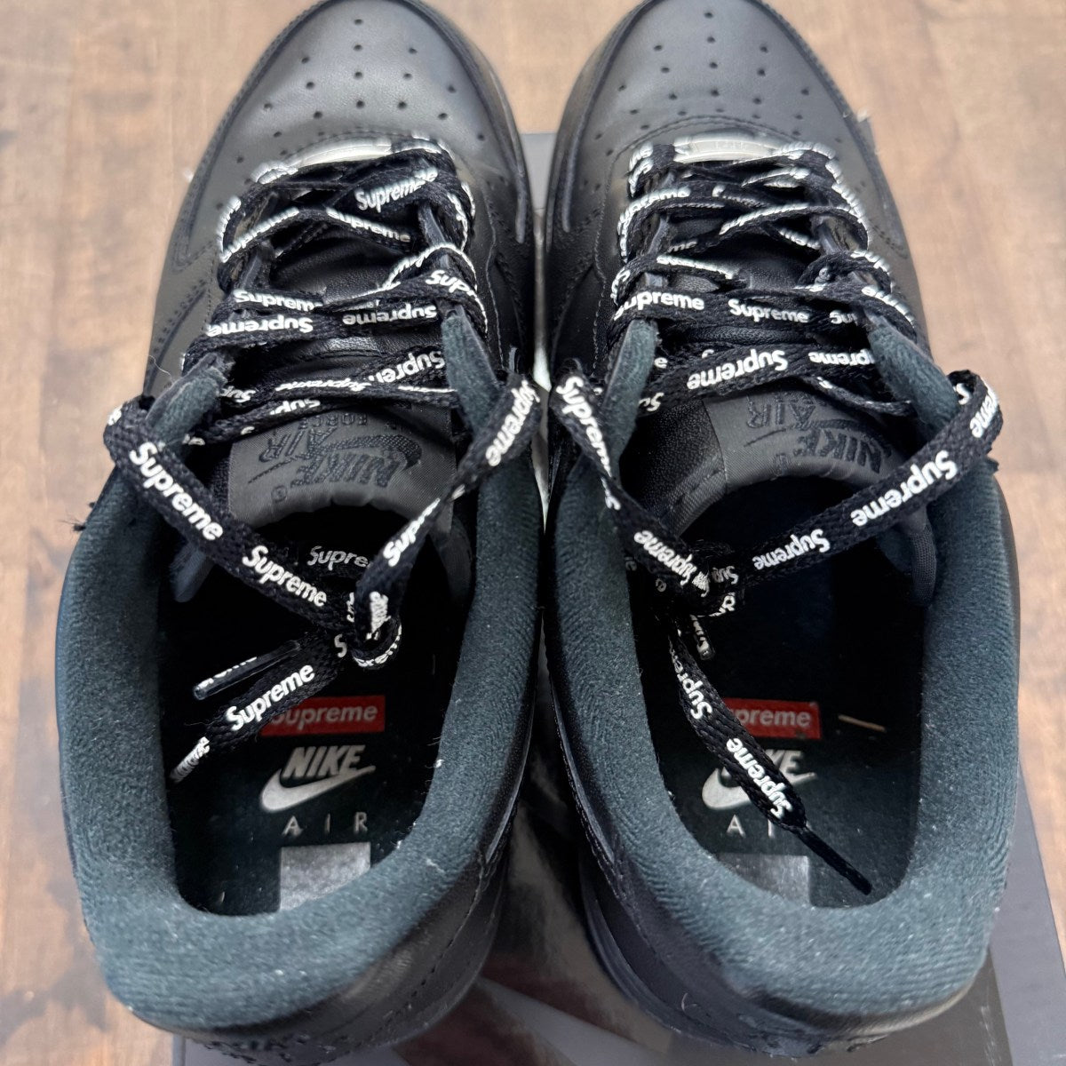 Nike Air Force 1 Low Supreme Black - Image 4