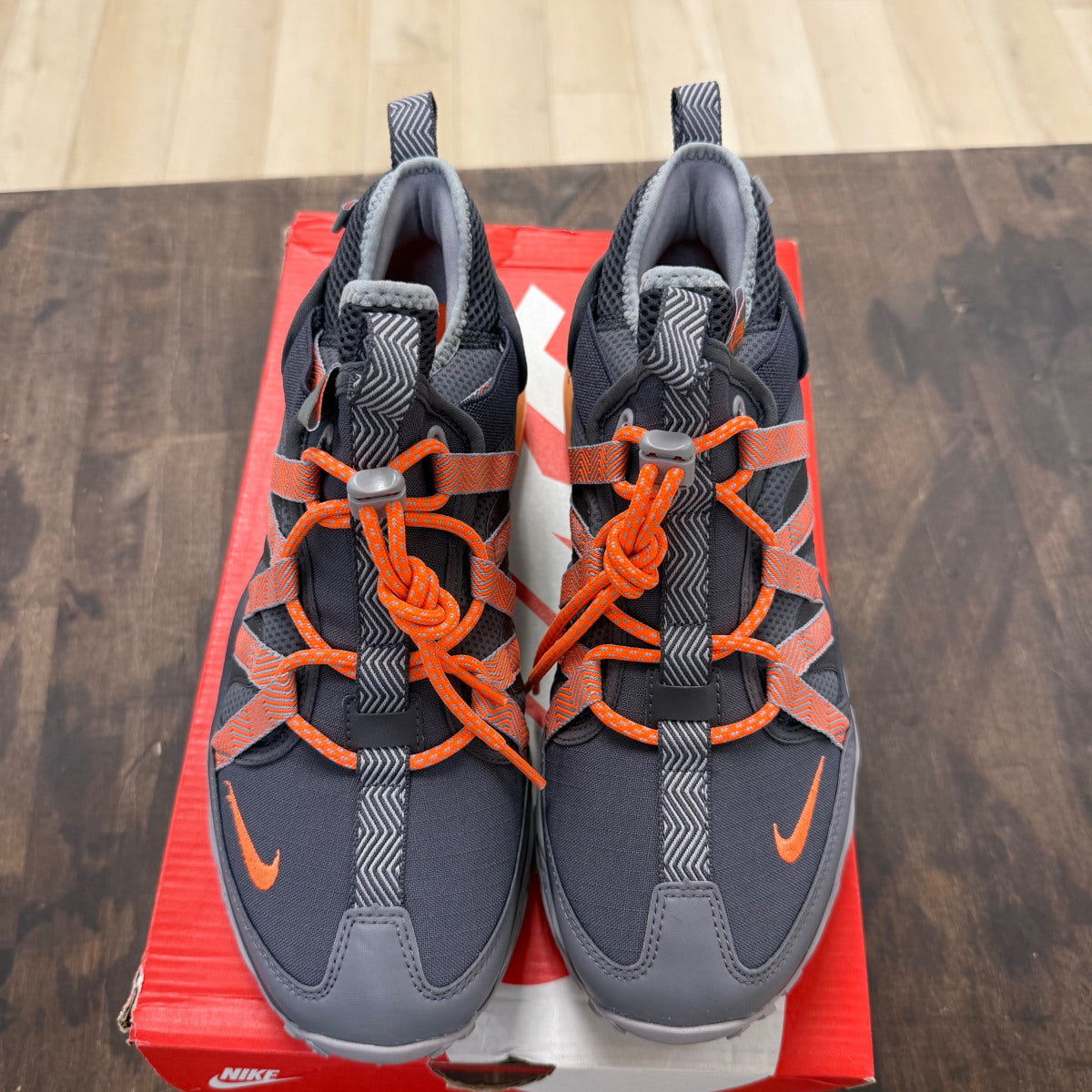 Nike Air Max 270 Bowfin Thunder Grey Total Orange - Image 2