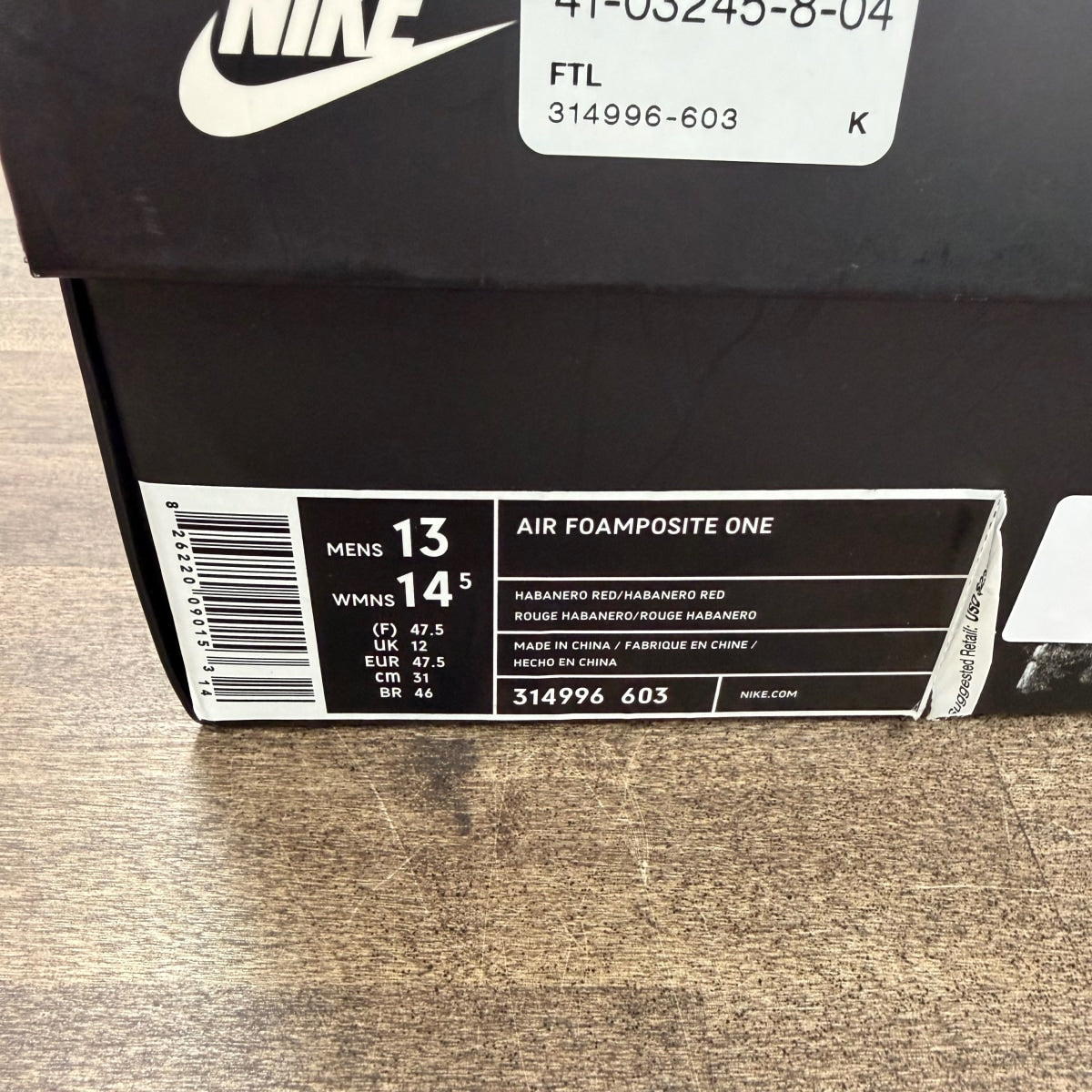 Nike Air Foamposite One Habanero Red - Image 6