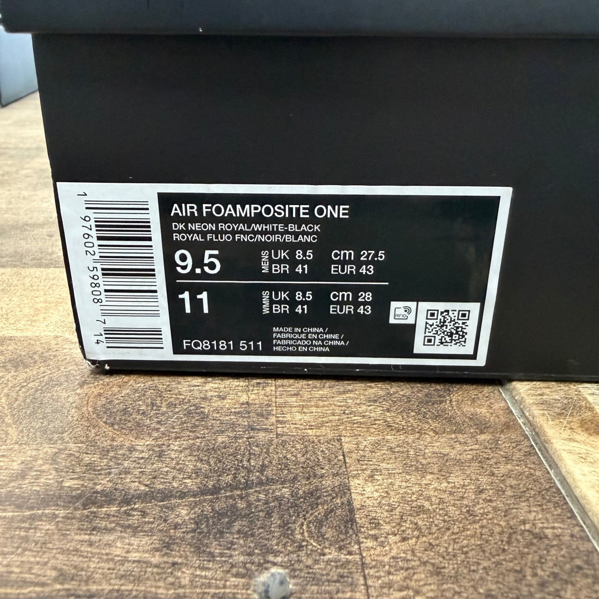 Nike Air Foamposite One International Blue - Image 6