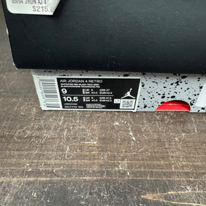 Jordan 4 Retro Fire Red (2020) Size 9 (Pre-Owned) - aux
