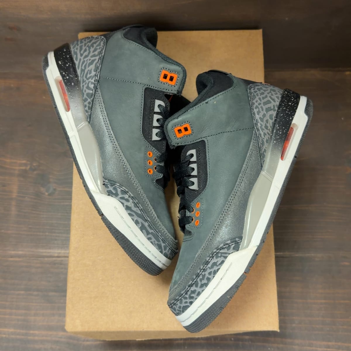 Jordan 3 Retro Fear Pack (2023) (GS) Size 6.5Y (Pre-Owned) - back
