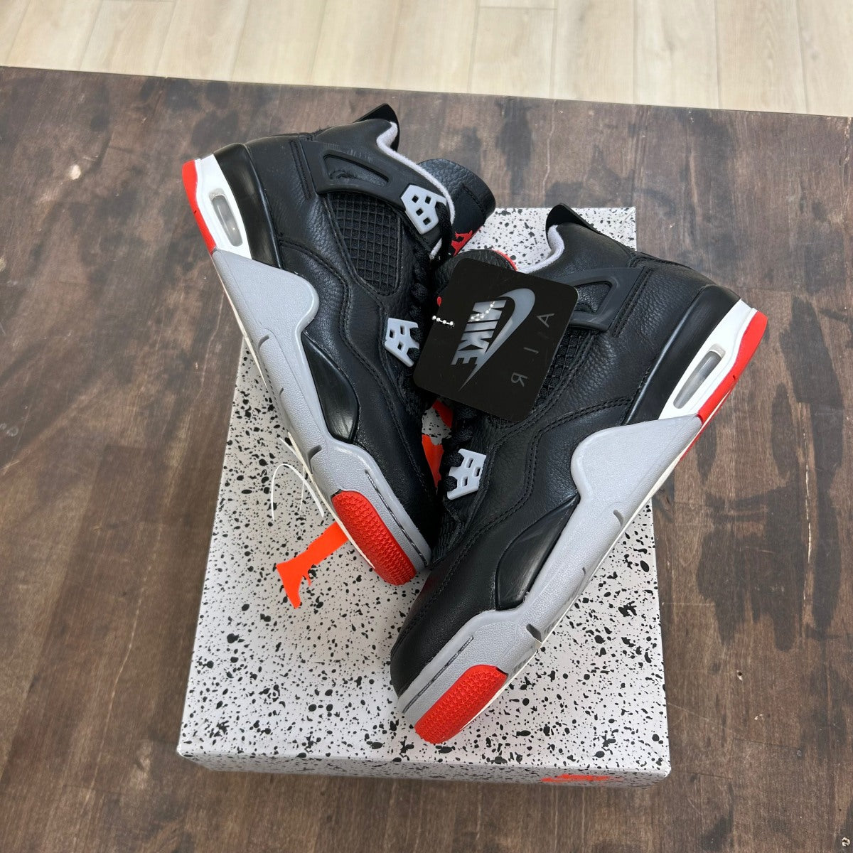 Jordan 4 Retro Bred Reimagined (GS) - Image 1
