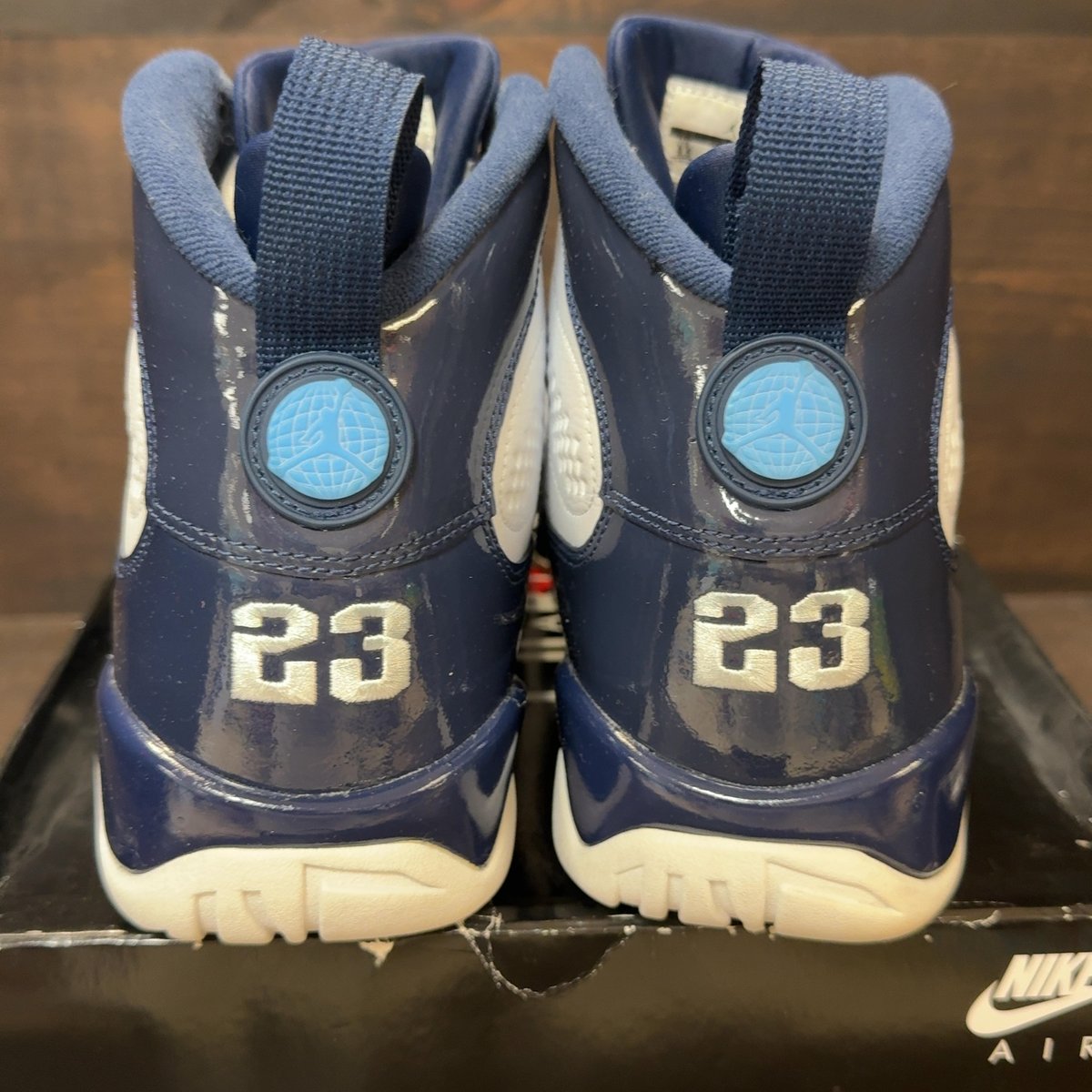 Jordan 9 Retro Pearl Blue Size 9.5 (Pre-Owned) - aux