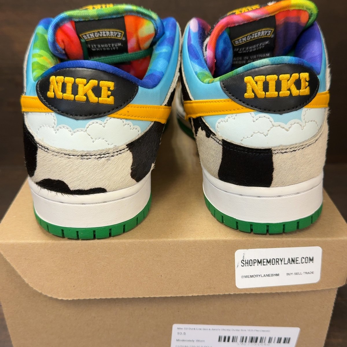 Nike SB Dunk Low Ben & Jerry's Chunky Dunky Size 10.5 (Pre-Owned) - aux