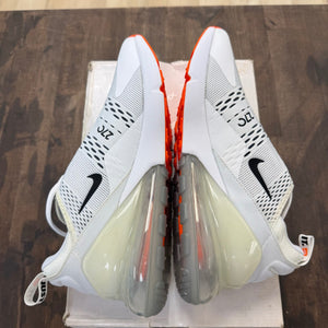 Nike Air Max 270 White Black Total Orange - Image 4