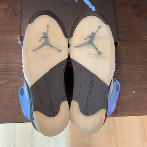 Jordan 5 Retro UNC University Blue Size 10.5 (Pre-Owned) - aux