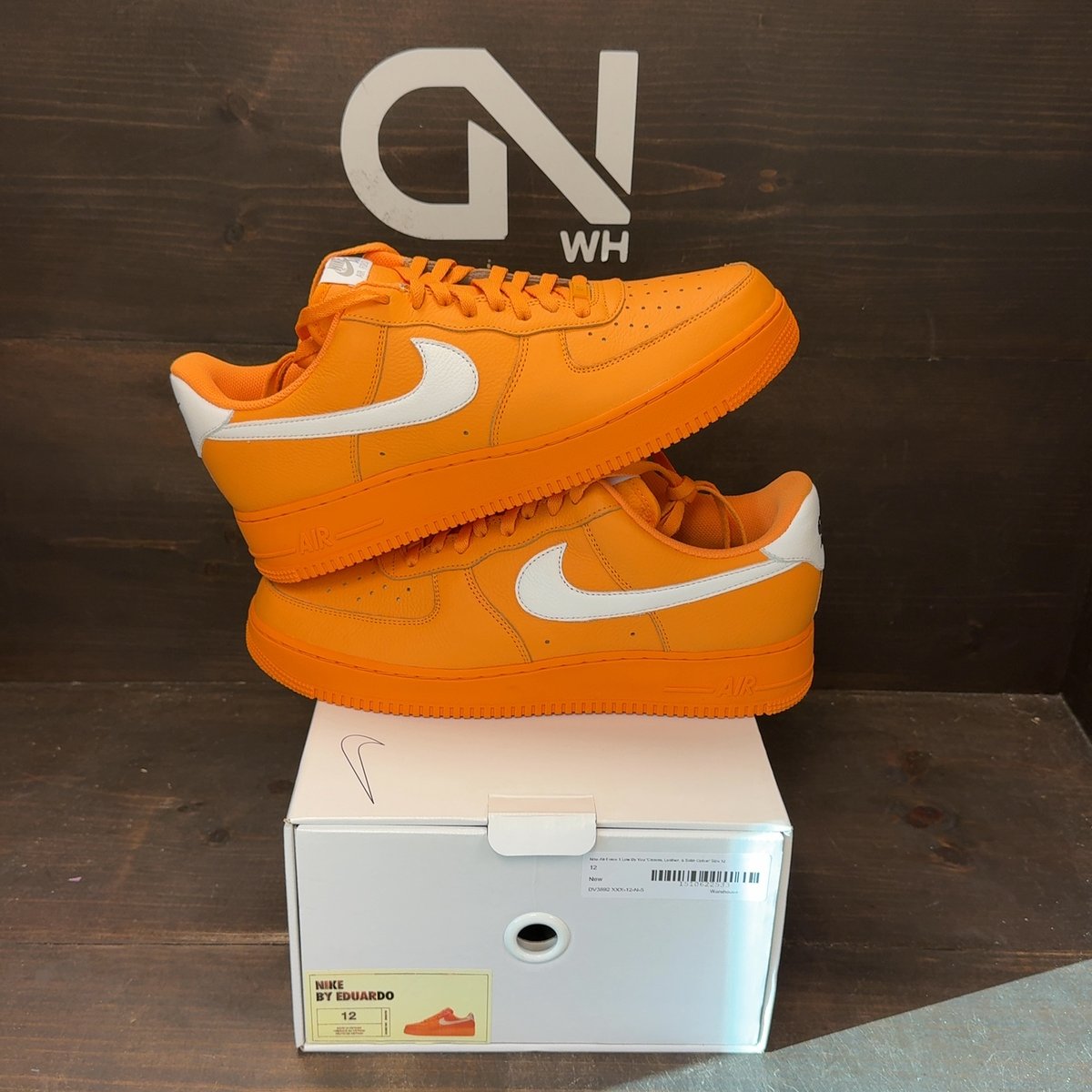 Nike Air Force 1 Low By You 'Canvas, Leather, & Satin Option' Size 12 - front