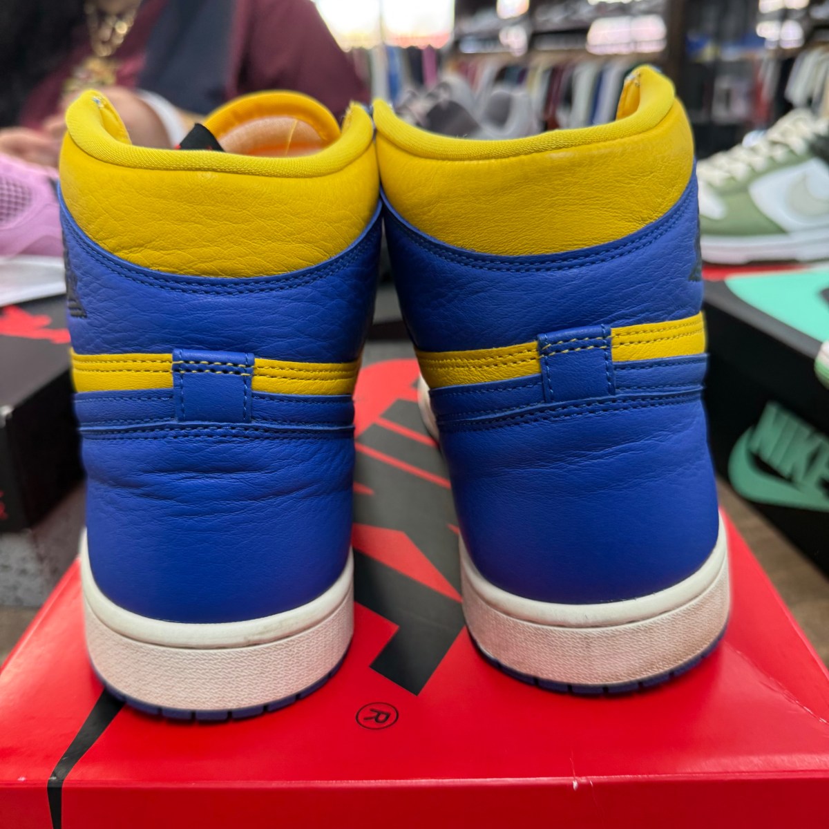 Jordan 1 Retro High OG Reverse Laney (Women's) Size 11.5W (Pre-Owned) - Image 4