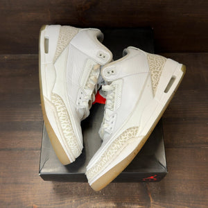 Jordan 3 Retro Pure White (2018) Size 11 (Pre-Owned) - back