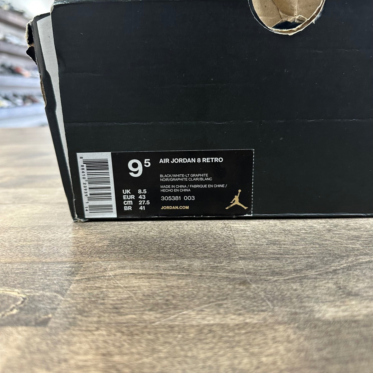 Jordan 8 Retro Chrome (2015) Size 9.5 (Pre-Owned) - Image 7