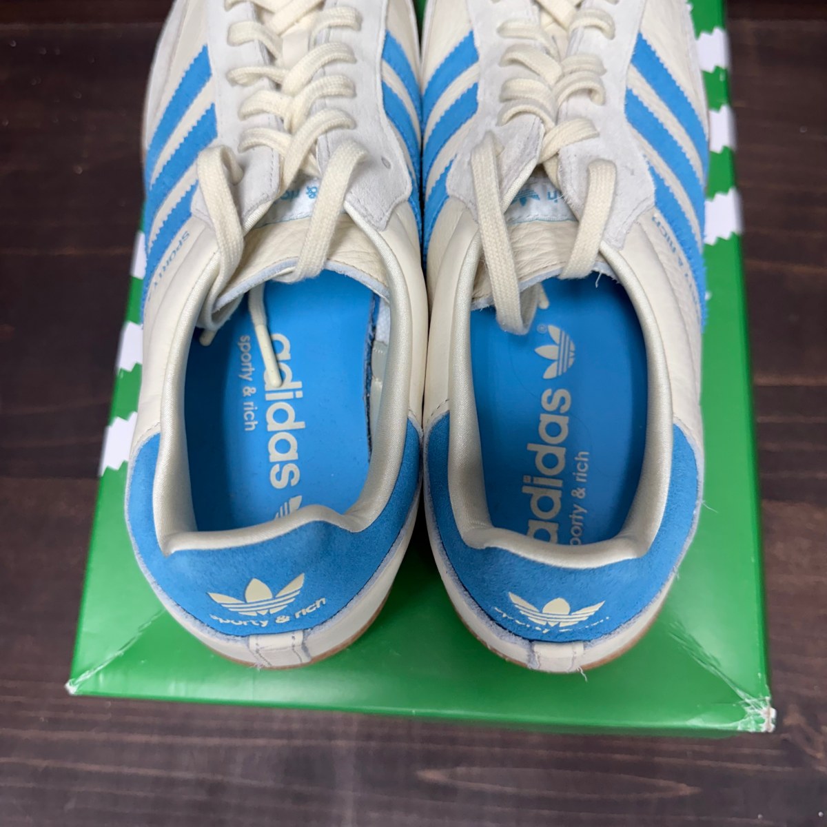 adidas Samba OG Sporty & Rich Cream Blue - Image 6