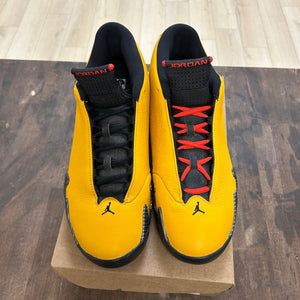 Jordan 14 Retro University Gold Size 11 (Pre-Owned) - Image 2