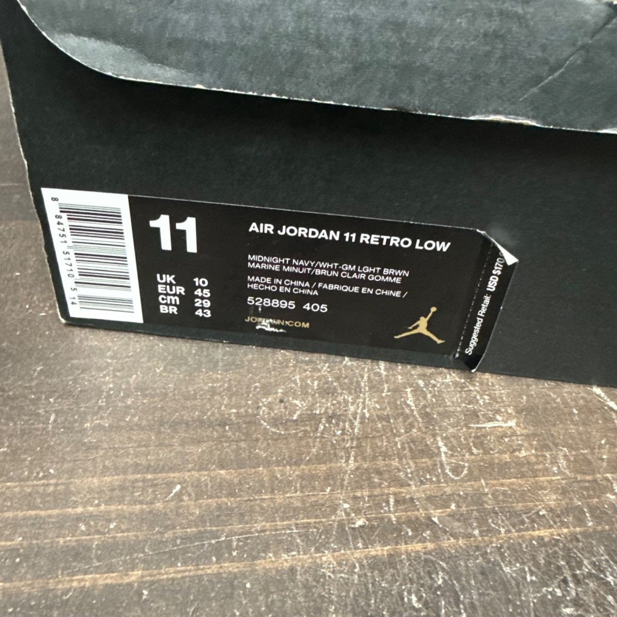 Jordan 11 Retro Low Midnight Navy - Image 8