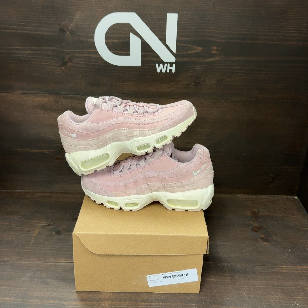 Nike Air Max 95 Plum Chalk (Women's) Size 6.5W (Pre-Owned) - Image 1