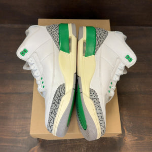 Jordan 3 Retro Lucky Green (Women's) Size 12W (Pre-Owned) - Image 4