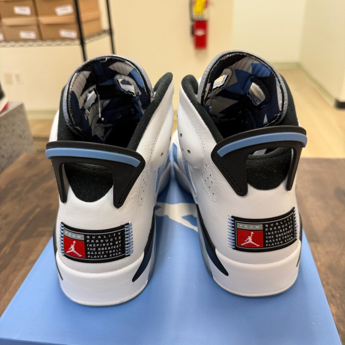 Jordan 6 Retro UNC White - Image 3