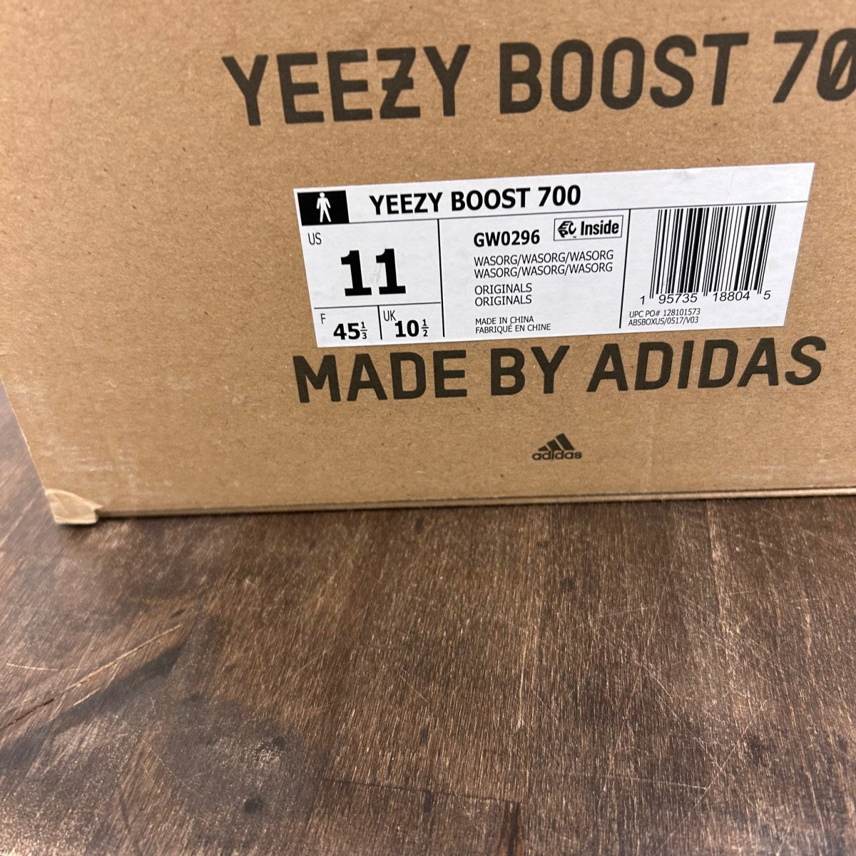 adidas Yeezy Boost 700 Wash Orange - Image 6