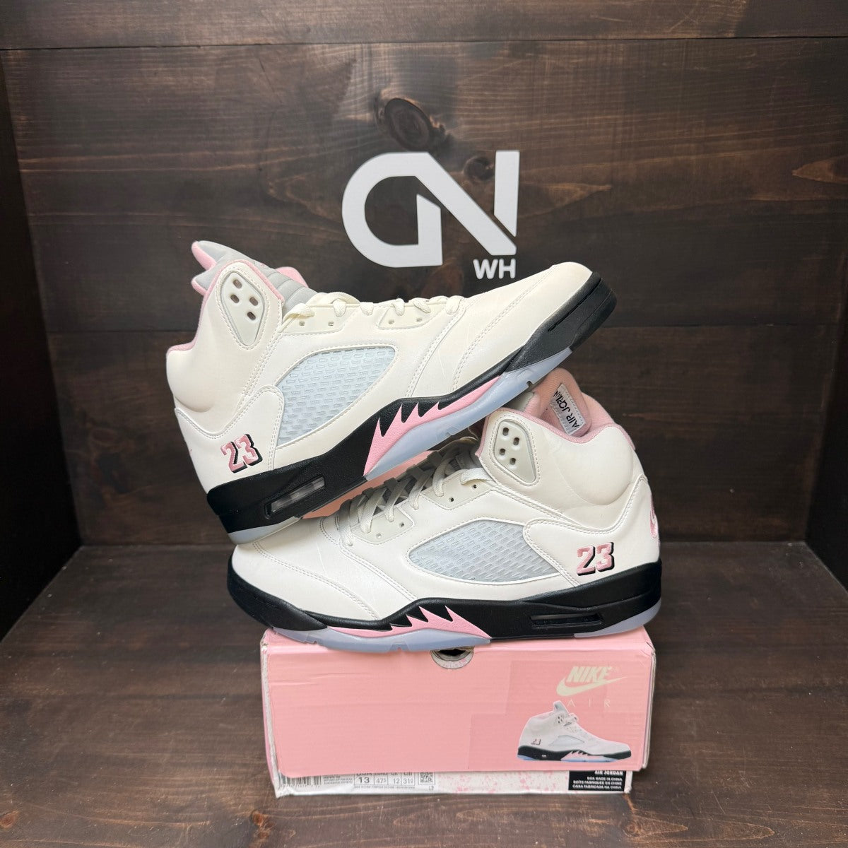 Jordan 5 Retro Medium Soft Pink - Image 1