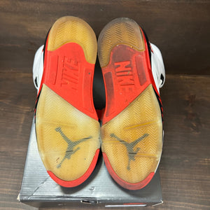 Jordan 5 Retro Fire Red Black Tongue (2025) - Image 6