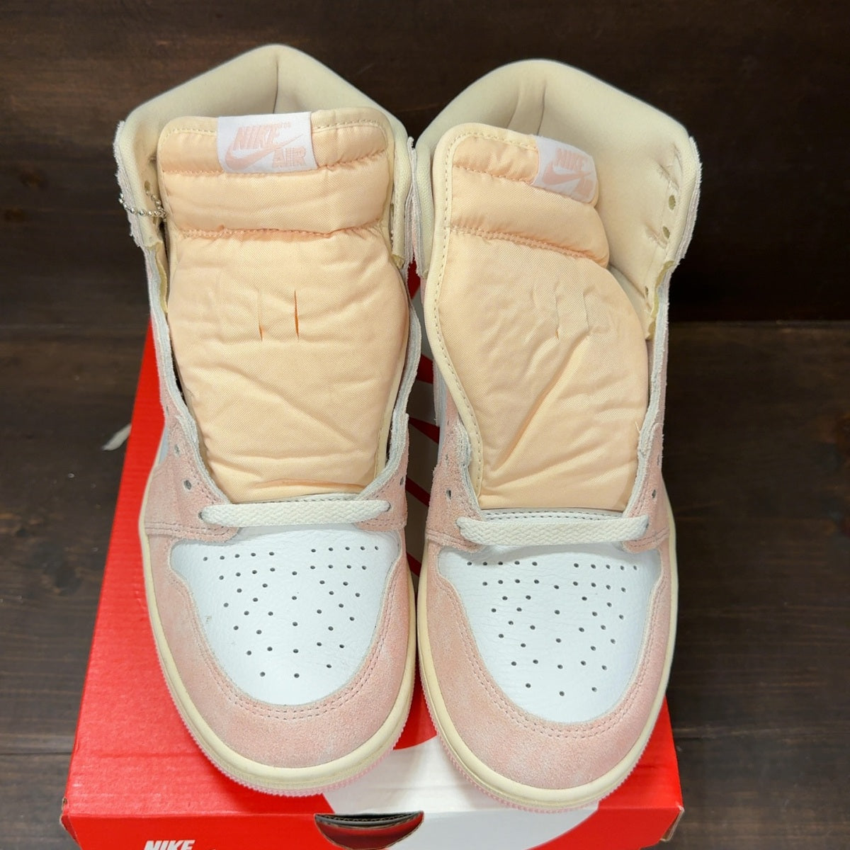 Jordan 1 Retro High OG Washed Pink (Women's) Size 11W - Image 3