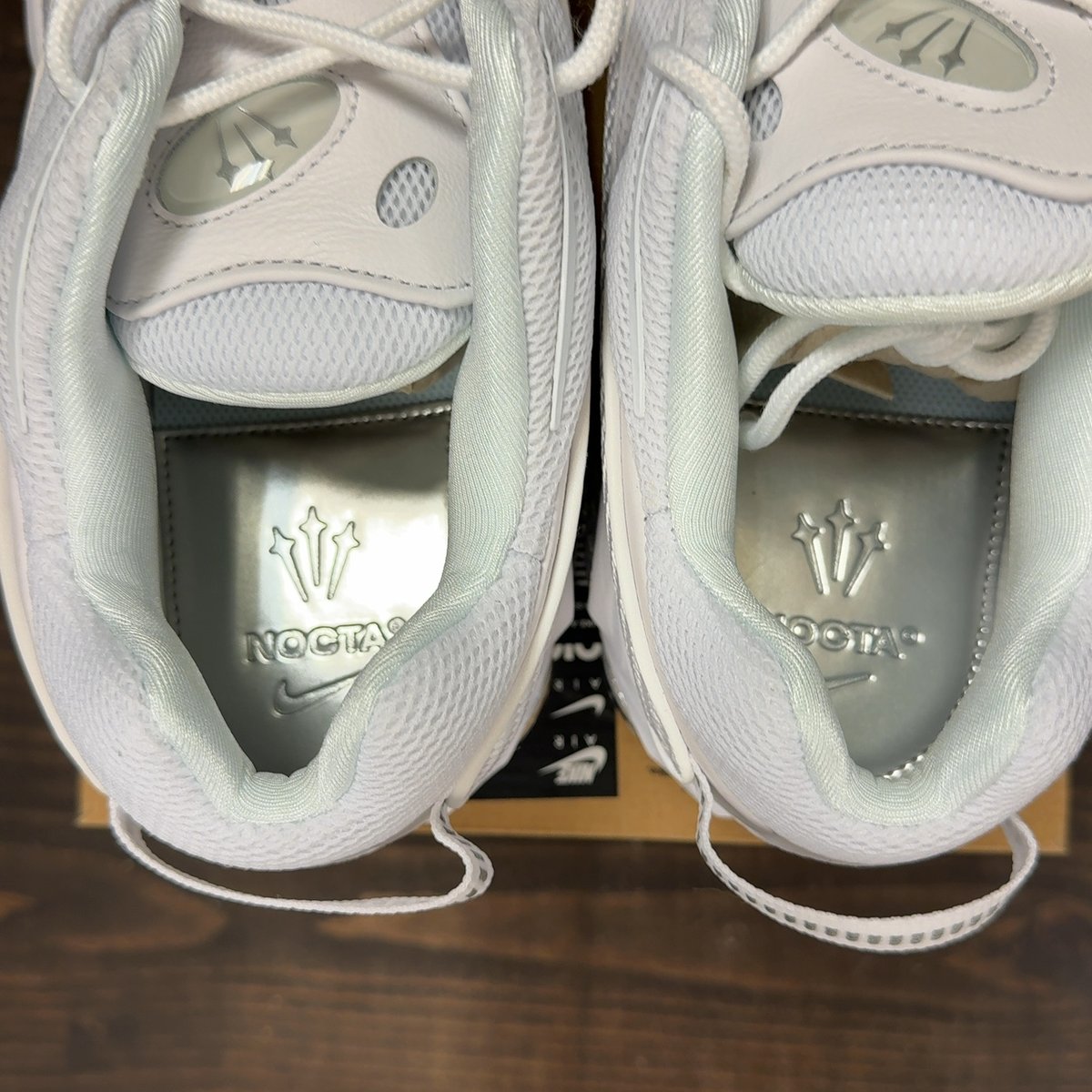 Nike NOCTA Glide Drake White Chrome Size 13 - aux