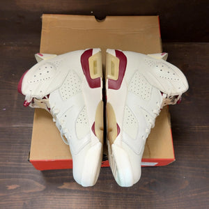 Jordan 6 Retro Maroon (2015) Size 12 (Pre-Owned) - aux
