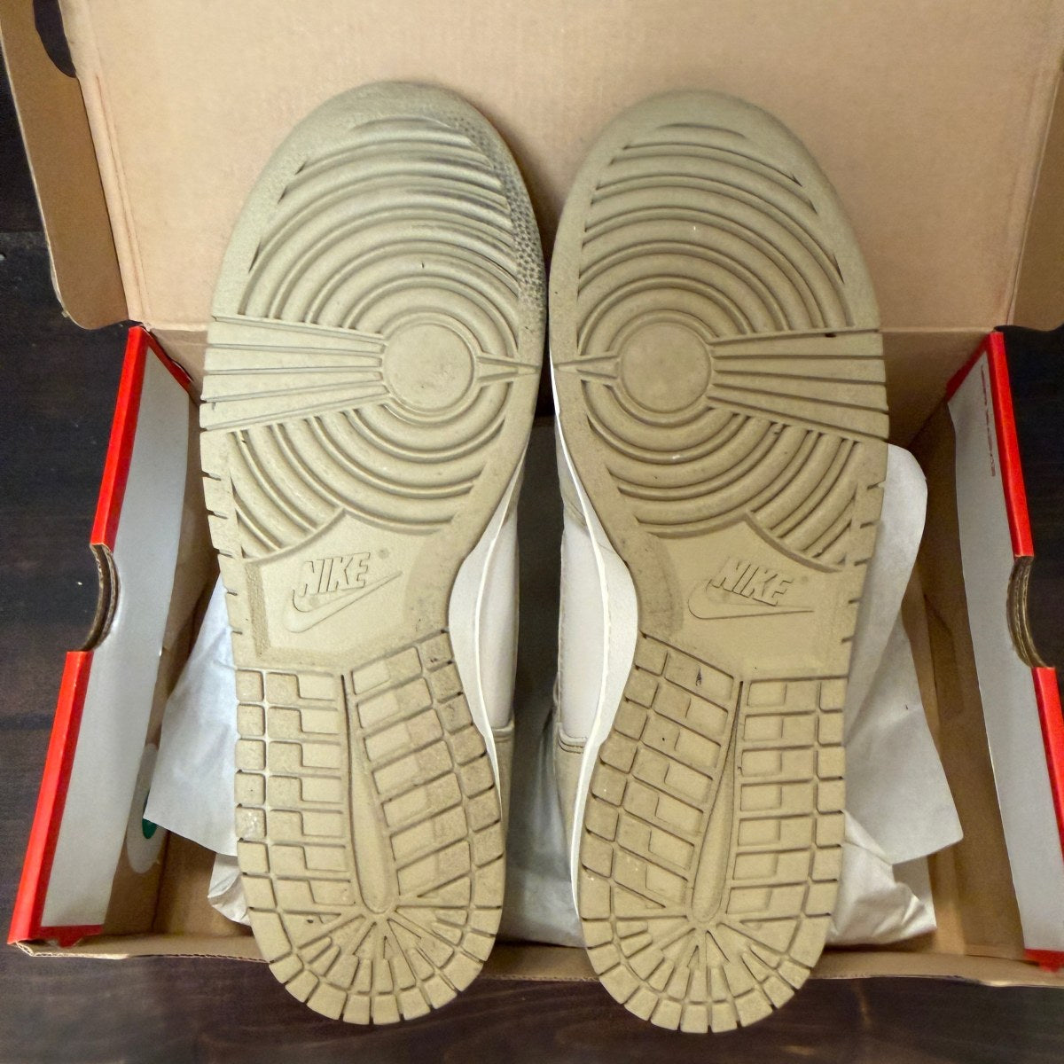 Nike Dunk High Tan Suede White - Image 6