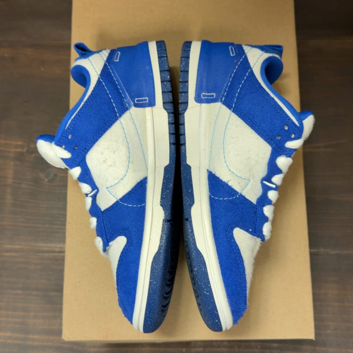Nike Dunk Low Disrupt 2 White University Blue (Women's) Size 6W (Pre-Owned) - aux