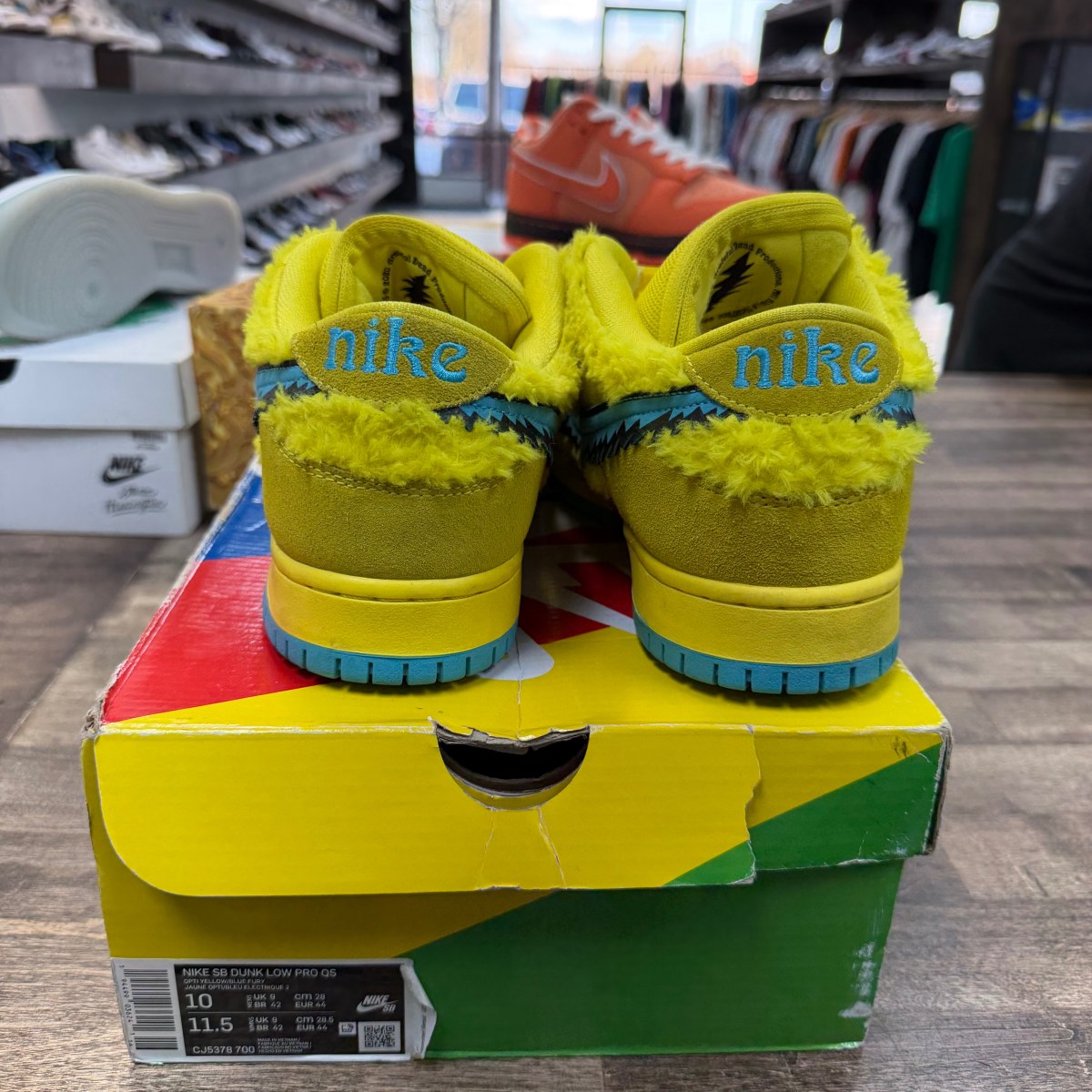Nike SB Dunk Low Grateful Dead Bears Opti Yellow - Image 3