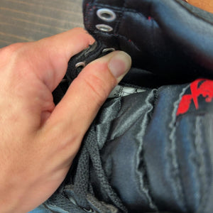 Jordan 1 Retro High OG Satin Bred (Women's) Size 10W - aux