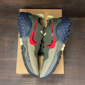 Nike Wildhorse 7 Cargo Khaki Siren Red Size 11 (Pre-Owned) - back