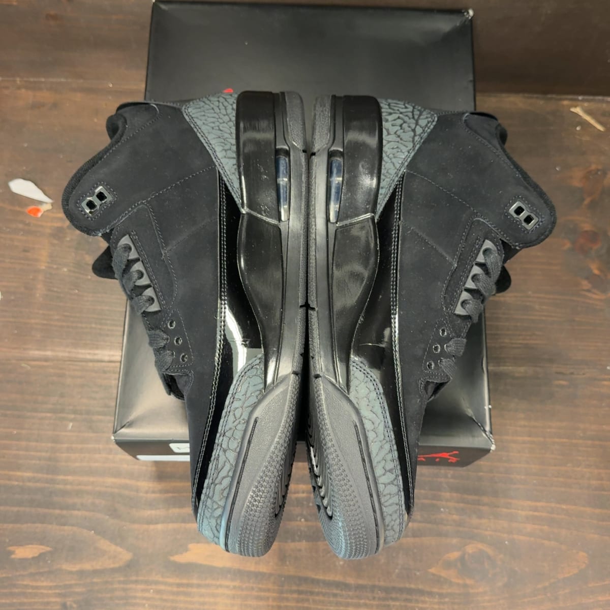 Jordan 3 Retro Black Cat (2025) Size 12 (Pre-Owned) - aux