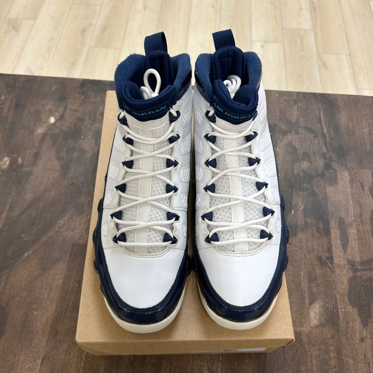 Jordan 9 Retro Pearl Blue Size 10 (Pre-Owned) - Image 2
