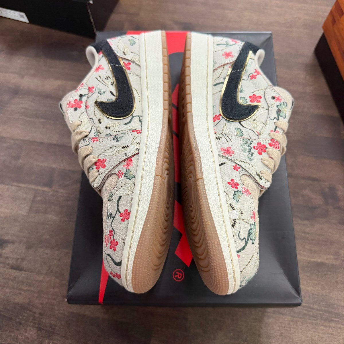Jordan 1 Retro Low OG Rui Hachimura Oatmeal Size 9.5 (Pre-Owned) - Image 5